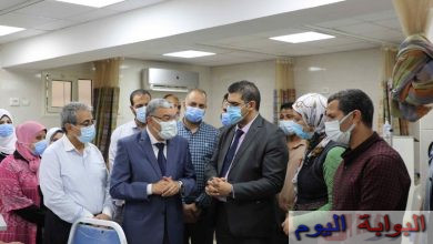 محافظ المنيا يتفقد أعمال التطوير بمستشفى الحميات والصدر ويتابع انتظام الخدمة الطبية