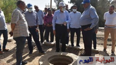 محافظ المنيا يتفقد أعمال صيانة ورفع كفاءة محطتي الصرف الصحي الرئيسية والفرعية بالمنطقة الصناعية