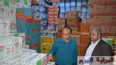 نائب محافظ المنيا يضبط 10 طن من الأرز بمركز أبو قرقاص خلال جولة مفاجئة بالأسواق