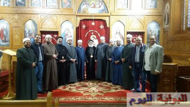البحوث الإسلامية تؤكد على "أهمية القيم المشتركة" من كنيسة الأنبا بيشوى بورسعيد