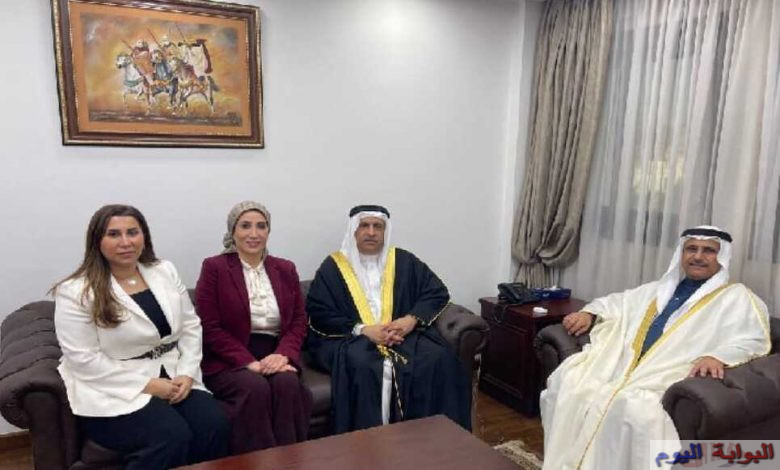 رئيس البرلمان العربي يستقبل رئيس مجلس أمناء مبرة بمملكة البحرين