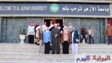  رئيس جامعة الأزهر يكرم طالبات كلية التمريض لحصولهن على المركز الأول   بجامعة قناة السويس