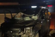 تعرض وزير الكهرباء لحادث مروري خلال توجهه للعلمين وعدد من الحراسه