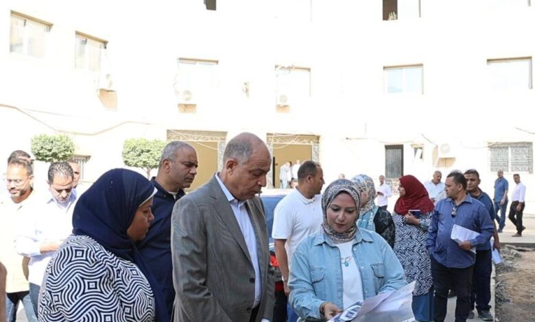   محافظ المنيا يتابع أعمال تطوير ورفع كفاءة مقر الوحدة المحلية والمدخل الشمالي للمدينة