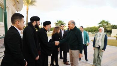 محافظ المنيا يشارك العاملين بالديوان العام مأدبة إفطار جماعي