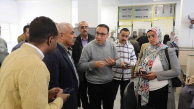 نائب محافظ المنيا يتفقد مشروعات حياة كريمة بقرية ابا البلد بمركز مغاغة