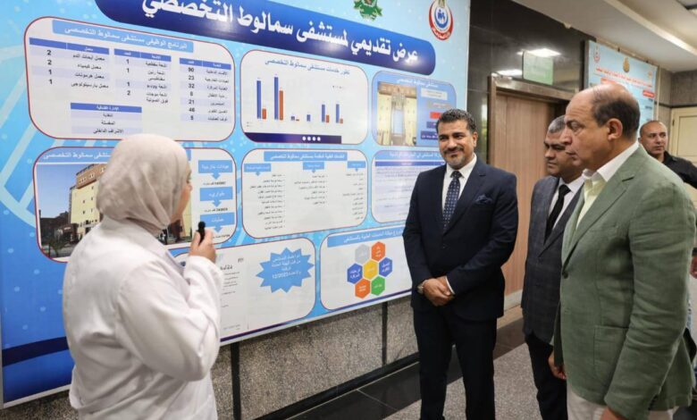 محافظ المنيا يتفقد وحدة مناظير الجهاز الهضمي الجديدة بسمالوط التخصصي استعدادًا للتأمين الصحي الشامل