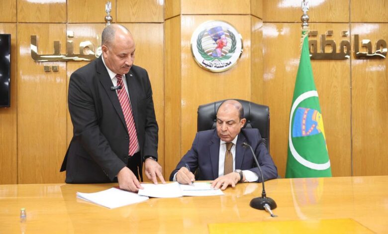 محافظ المنيا يعتمد نتيجة الشهادة الإعدادية