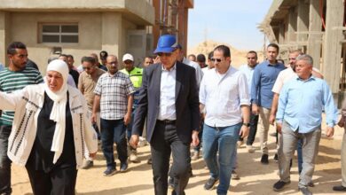 محافظ المنيا يتفقد محطة معالجة الصرف الصحي بقرية دلجا بديرمواس بتكلفة 600 مليون جنيه