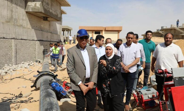  محافظ المنيا يتابع تنفيذ محطة معالجة العمارية الشرقية بديرمواس   بتكلفة 675 مليون جنيه لخدمة 35 ألف  نسمة